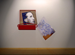 Real and virtual installations by Fabrizio Ruggiero postmodern artist