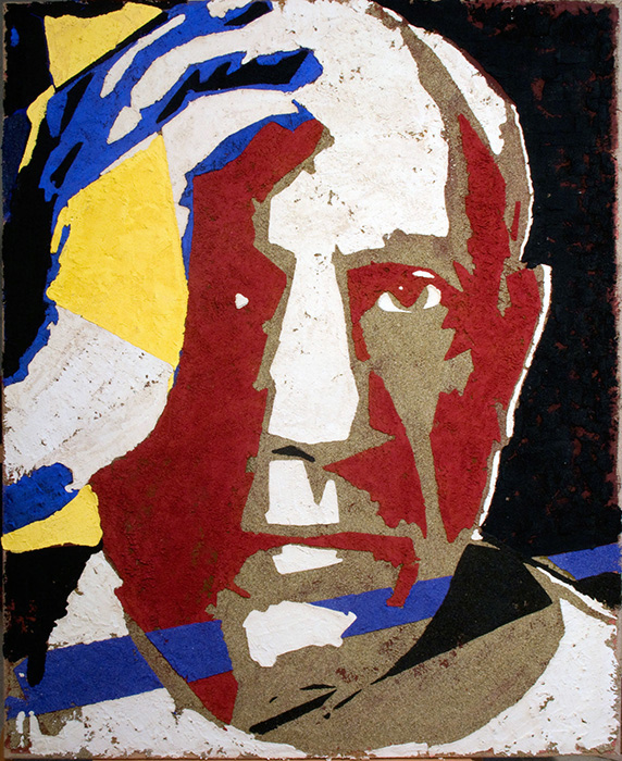 Pablo Picasso portrait by Fabrizio Ruggiero
