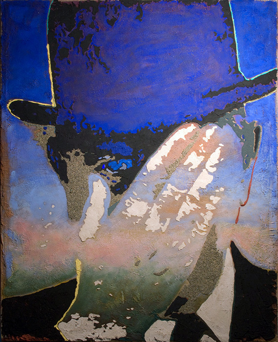 René Magritte portrait by Fabrizio Ruggiero