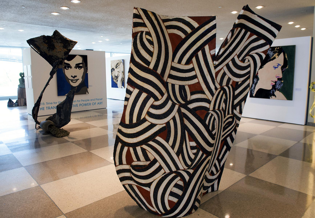 Abstract sculptures by Fabrizio Ruggiero