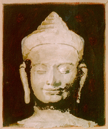 Colossal Head of Buddha