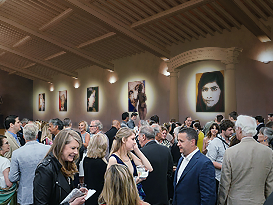 Installation view, Limonaia of Villa La Pietra