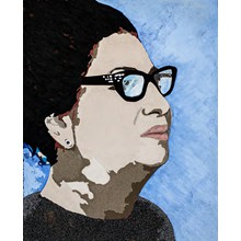 Umm Kulthum (Egypt)

Fresco with mortar, pigments 
on wooden panel.
Cm. 160 x 130 x 5 
