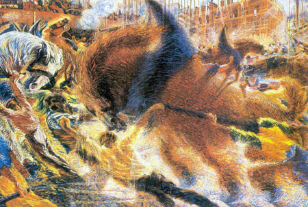 Umberto Boccioni, The Rising City