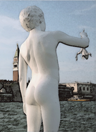 Charles Ray, Boy with a Frog, Venice