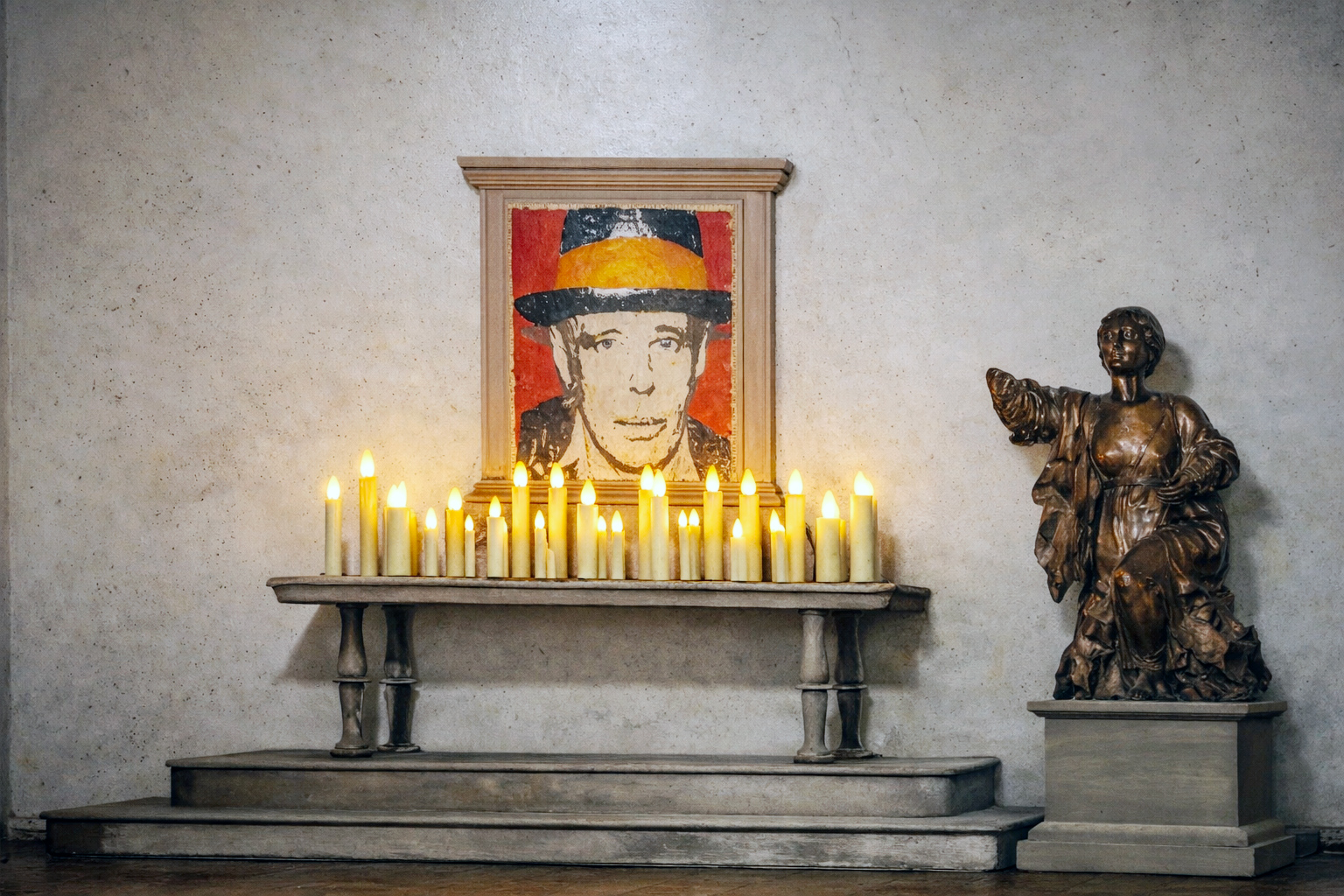 SHAMAN, MAKE A MIRACLE! an installation on Joseph Bauys by Fabrizio Ruggiero