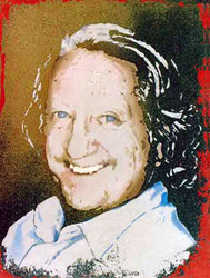 Giorgio Forattini, ritratto ad affresco.