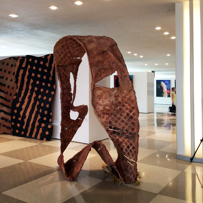 Totem of a Vanished People  a sculpture by Fabrizio Ruggiero