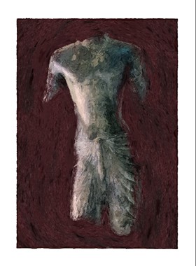 MALE TORSO 02
Print   cm. 66x46.
Paper  cm 76x56.
Edition 10 + 2 artist proof.
For sale from n. 03 to 10

Print on  AQUARELLE ARCHES
paper Grain Torchon
310 gsm. 100% cotton. Acid - free
Euro. 500,00.     Shipping included.